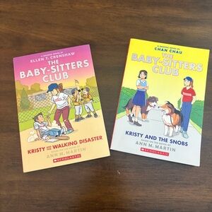 Ann Martin The Babysitters Club Books Set Of 2 Girls Graphic Novels Summer Read